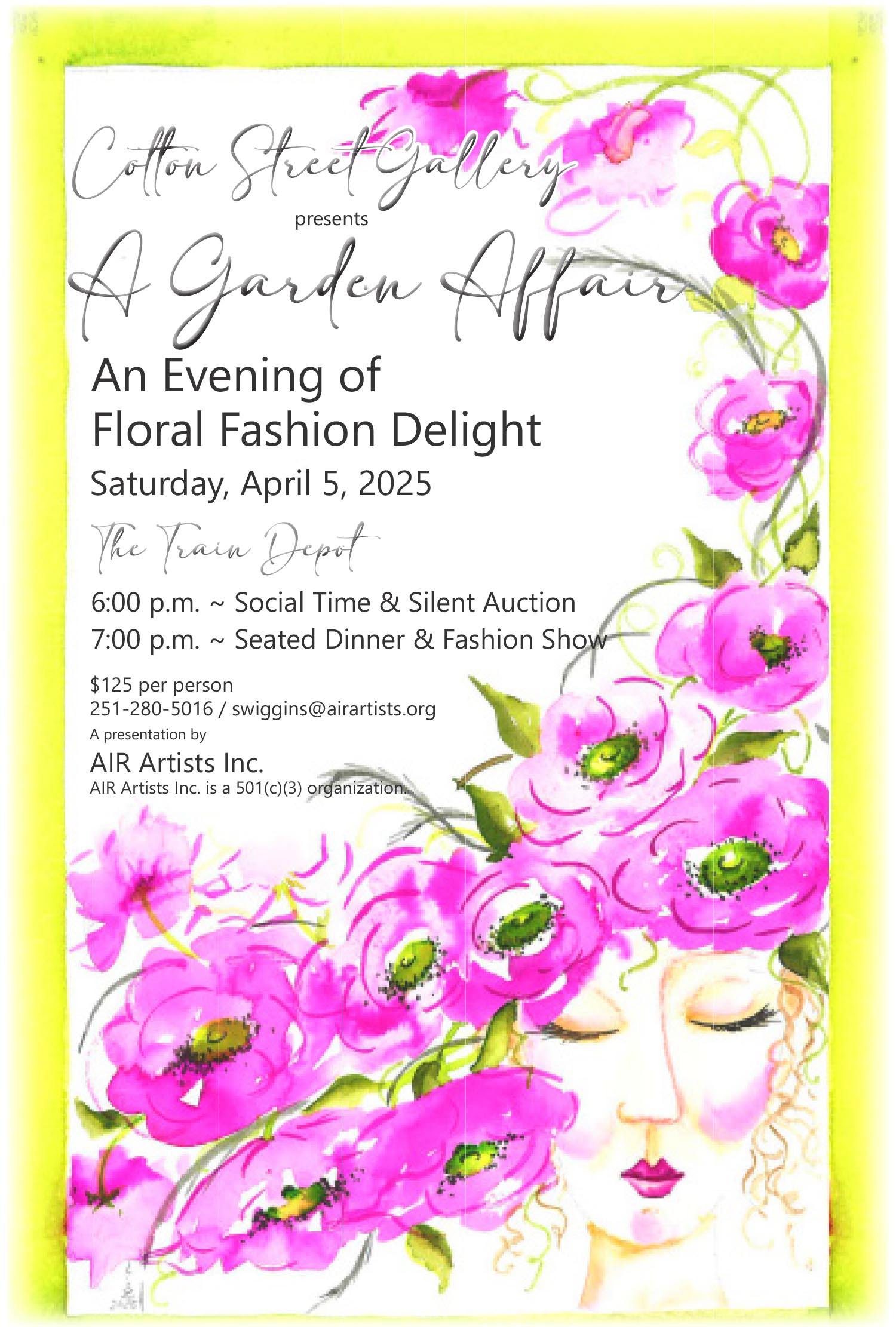 An Evening of Floral Fashion Delight – Saturday, April 5, 2025